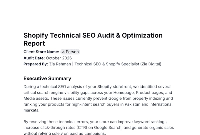 do shopify technical seo optimization to rank your store